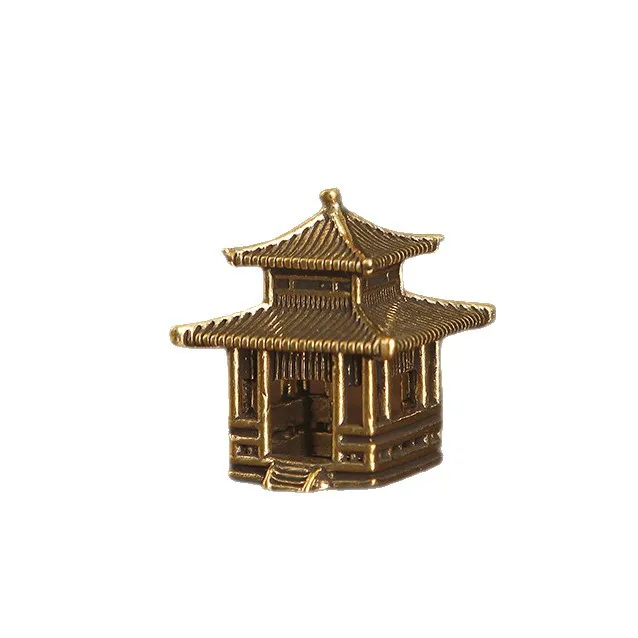 Ancient Architecture Figurines Home Decor Chinese Ancient Buildings Pavilions Fairy Garden Miniatures Fish Tank Decoration - 5