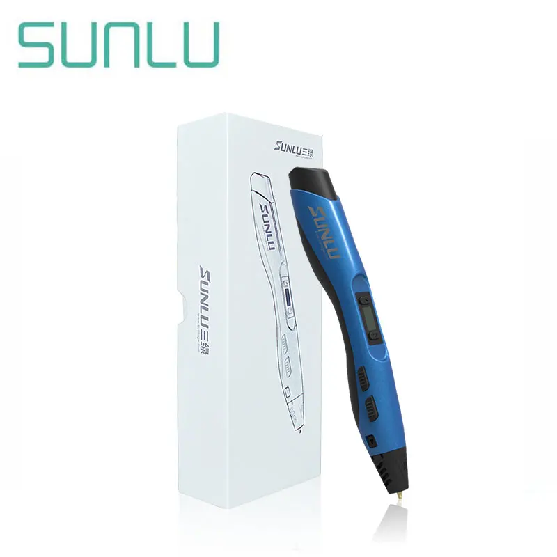 SUNLU 3D printing pen SL-300A support PLA/ABS/PCL Filament 1.75mm Low Temperature & Speed Control & Adjustable Temperature 3d printing pen