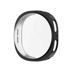 Premium Soft TPU Protective Watch Case with All - Around Screen Protector for Galaxy Watch 8 44mm (Black)