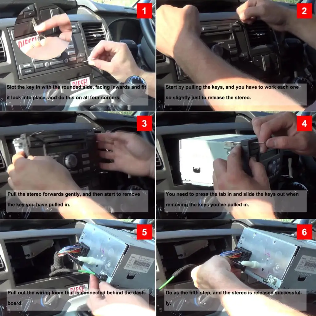 Car Stereo Removal Keys 6