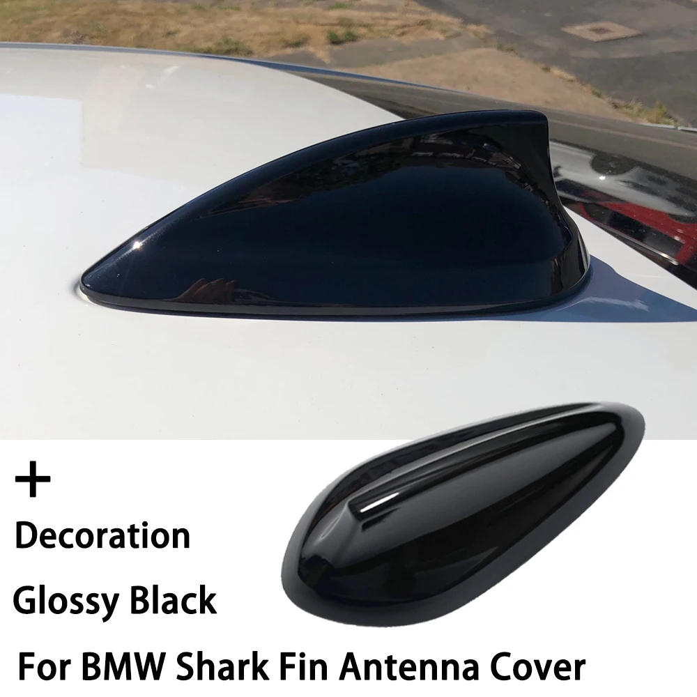 

Gloss Black Shark Fin Antenna Cover For BMW F22 F30 F34 123457 Series X1 X3 F80 F87 F32 F36 F82 G11 G20 G12 G30 M2 M3 M4