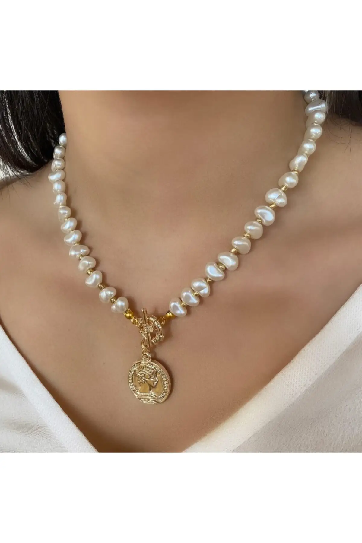 Women's Pearl Locket Necklace | Украшения и аксессуары