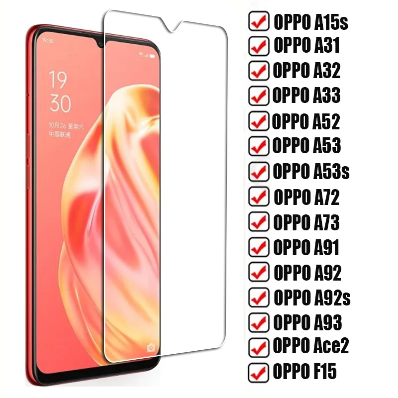 Oppo A53 Oppo A52 Glass Screen Protector Matte Tempered Glass Oppo