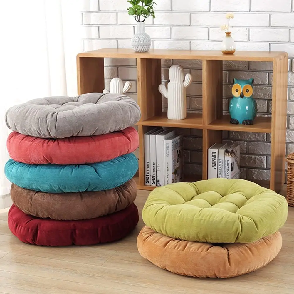Floor Pillow Large Floor Cushions Round Floor Cushion Seating for Adults Kids Thick Tufted Meditation Cushion for Yoga Tatami 5