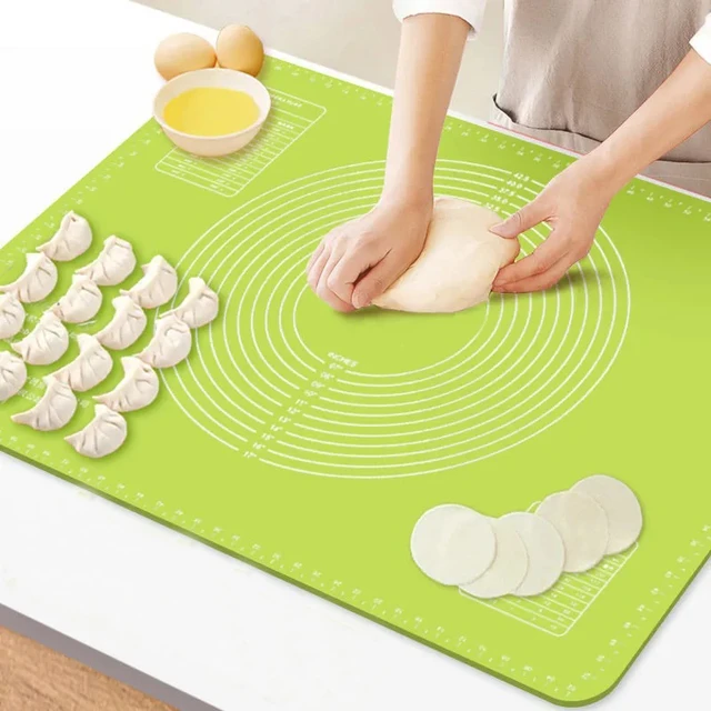 Thickened Silicone Baking Mat/plastic Cutting Board/non-stick Kneading  Pastry Mat, Kitchen Dough Rolling Tool