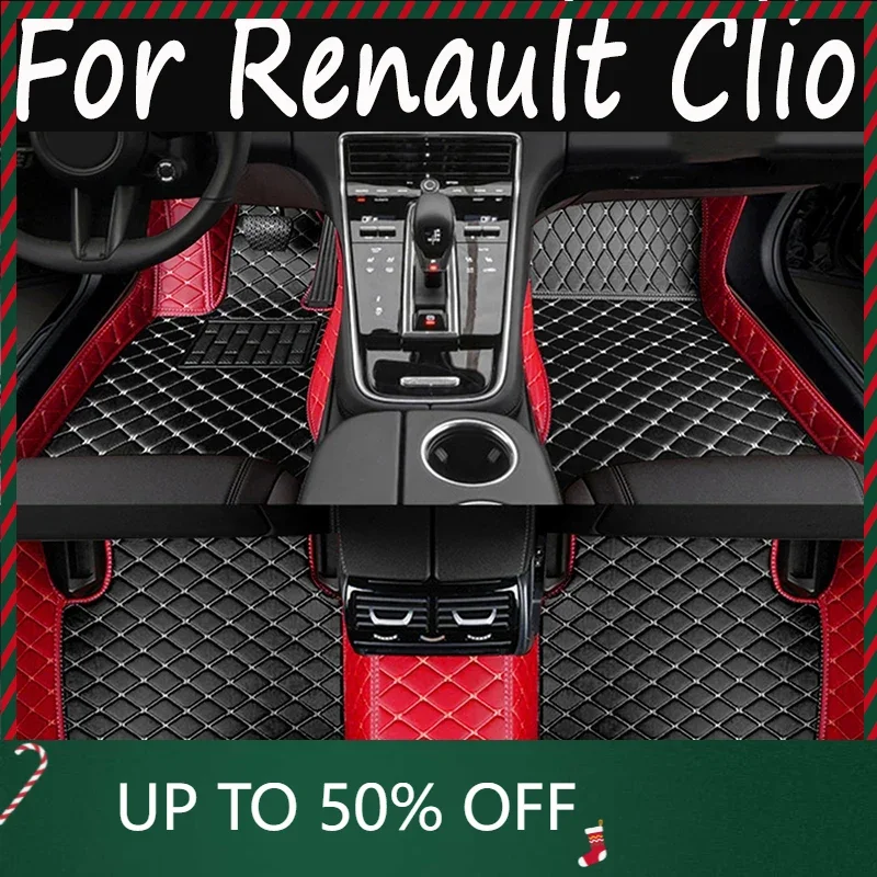 

Автомобильные коврики с карманами, напольные коврики для Renault Clio 3 2014 2015 2016, аксессуары