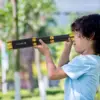 Plastic Pirate Telescope Retro Pirate Telescope Pocket Monocular Zoomable Portable Captain Telescope Handheld Vintage 2