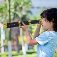 Plastic Pirate Telescope Retro Pirate Telescope Pocket Monocular Zoomable Portable Captain Telescope Handheld Vintage 2