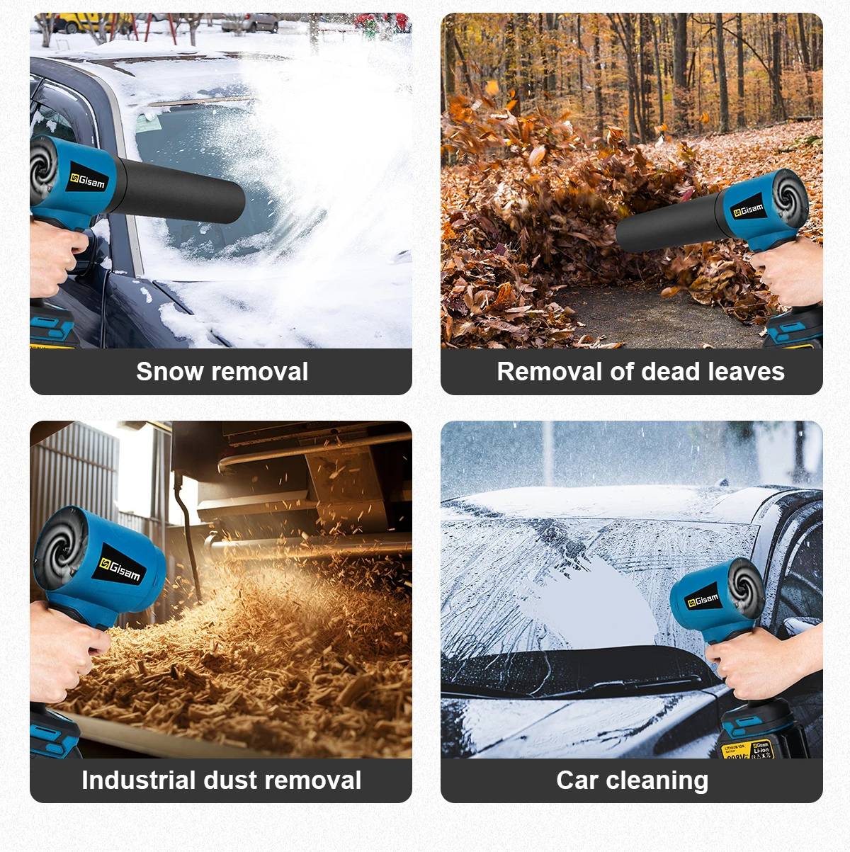 300000RPM 400M/S Brushless Electric Turbo Blowers Jet Fan Handheld Leaf Blower D