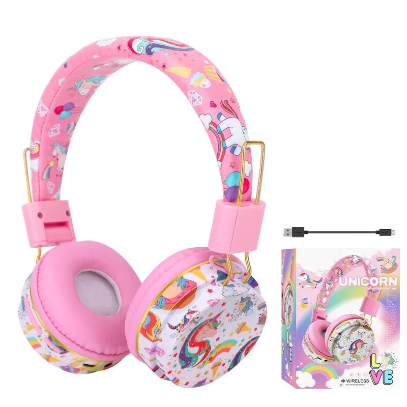 Disponible en stock Licorne Casque Audio Enfant, Casque Bluetooth