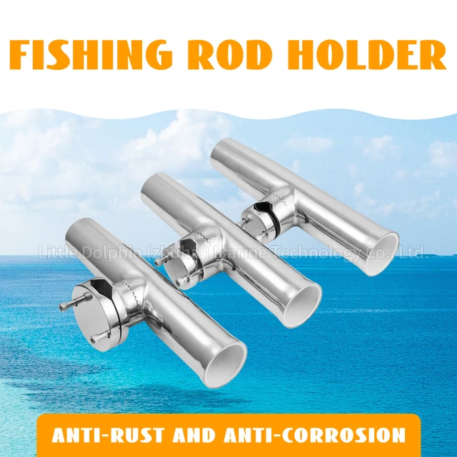 Little Dolphin 32 mm Fishing Clamp On Rod Holder Boat Accessories Marine  Grade 316 Stainless Steel Supplies - AliExpress