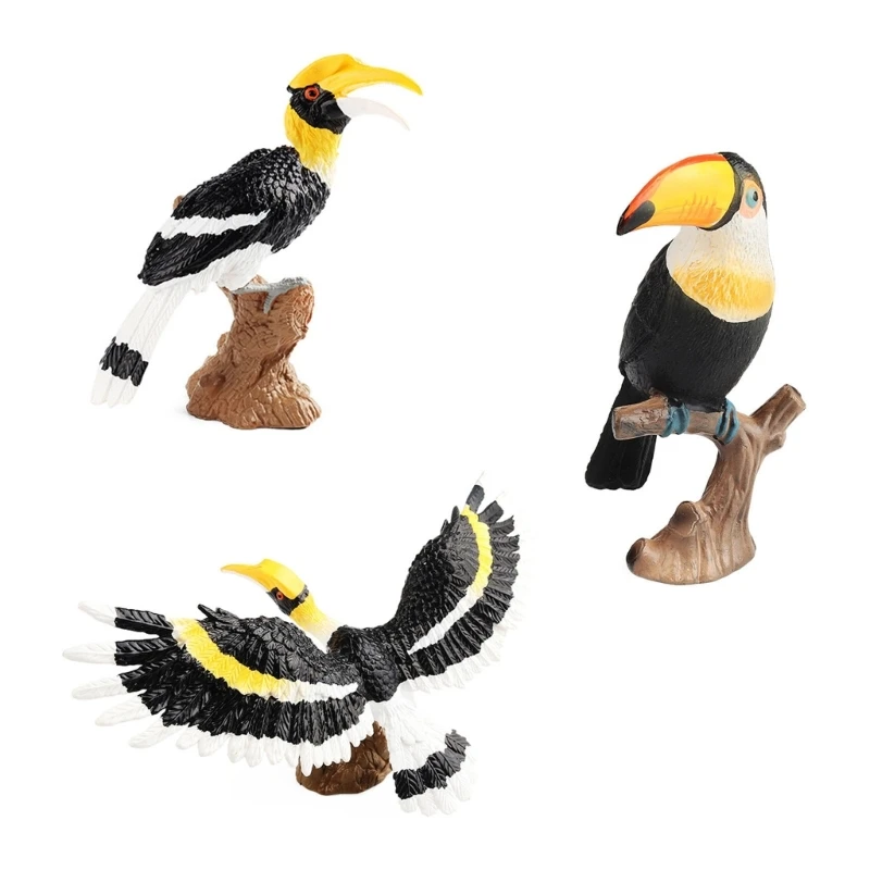 

Static Solid Toucan Model Figure Boutiques Collectable Bird Figurine Home Decors Dropship