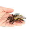 Bee Model Clear Texture Realistic Vivid Appearance PVC Miniature Simulation Honeybee Animal Sculpture Home Decor 4