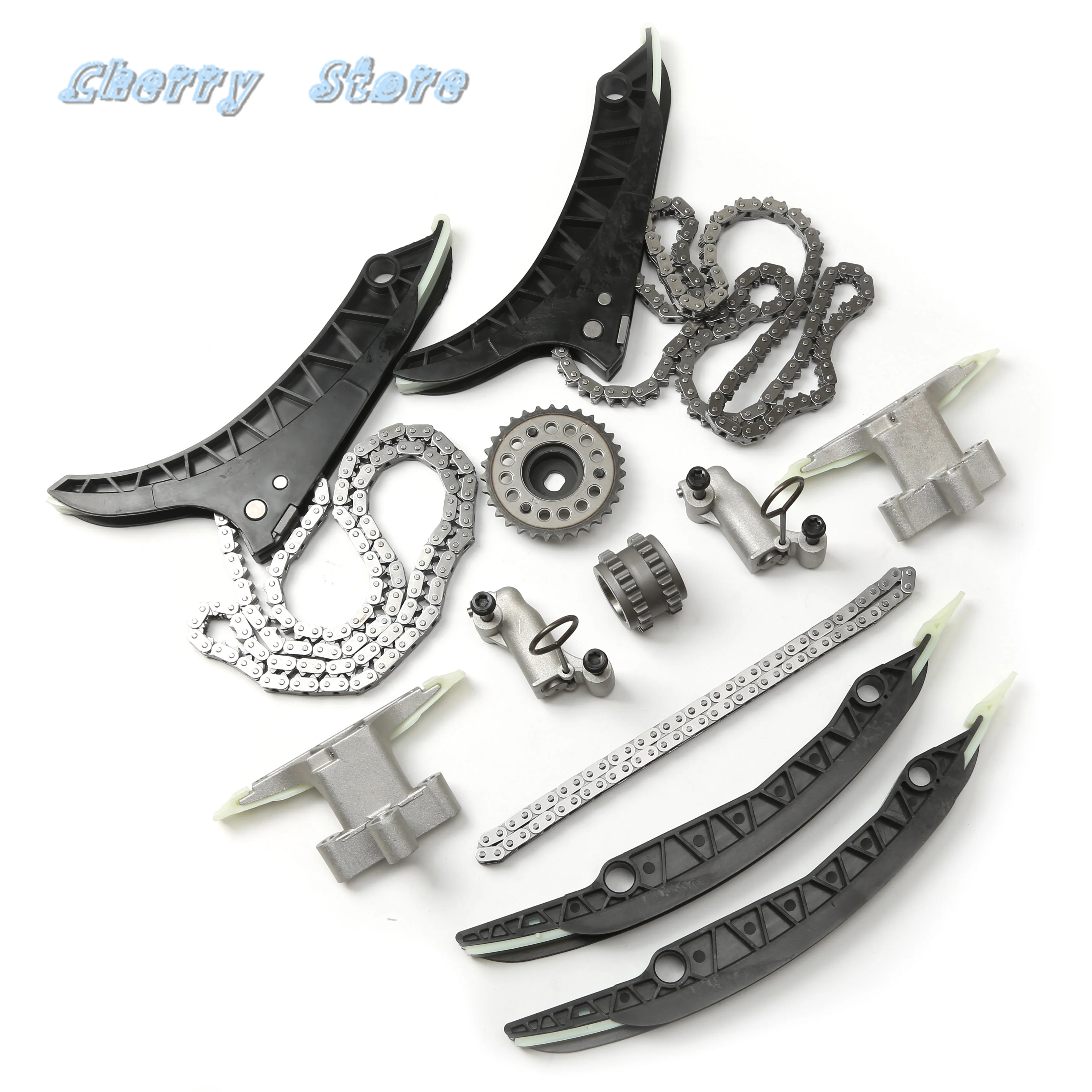13PCS 엔진 타이밍 레일 가이드 체인 텐셔너 키트 BMW F10 용 550 i F11 F13 650 i F06 N63 B44 B xDrive 50 i 711315 11317574397
