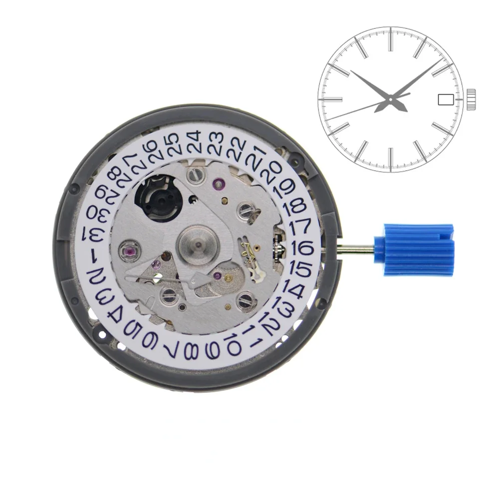 Giappone Nh35 Movimento Meccanico Automatico Ad Alta Precisione Japona Seiko Tmi Nh35A-3 Orologio Calendario Meccanismo Polso Giorno Data Set