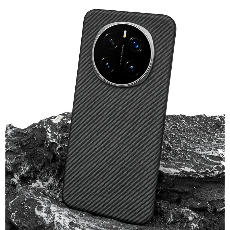 Case for Huawei Honor Magic 7 Pro Magic7 Real Carbon Aramid Fiber Anti-explosion Mobile Phone Protective Cover Protection Shell 4