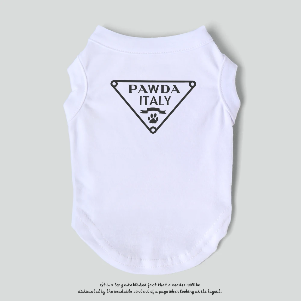 212567-f5772f.jpg T-shirt PAWDA à la mode pour chiens - 2025 - Doglovedesign : Vêtement et accessoires pour chiens