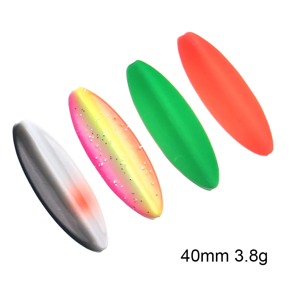 HISTOLURE Inline Spoon 3,8g/40mm Forellen-Metall-Angelköder, Langsam Wackelnder Spinner-Köder, Jig, Künstlicher Harter Köder