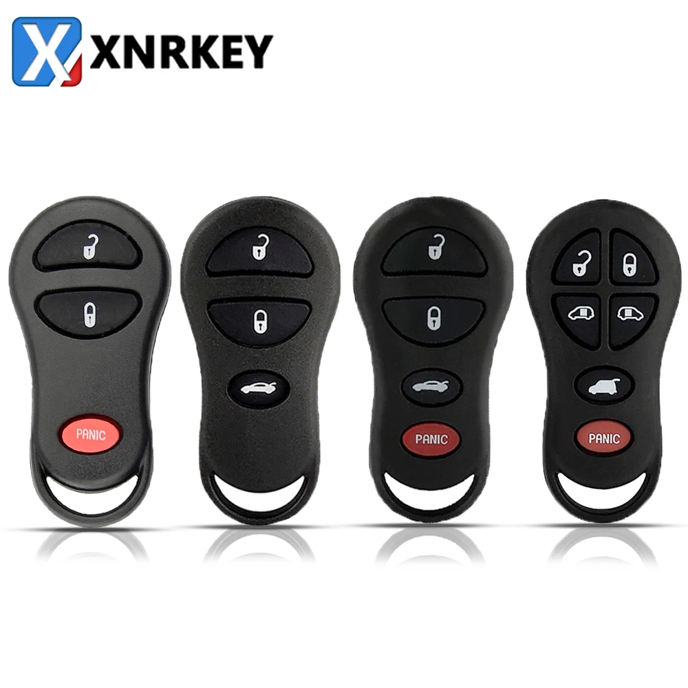 

XNRKEY Smart Remote Control Car Key Shell Cover For Chrysler Sebring For Jeep Liberty Dodge Transmitter Replacement Fob Key Case