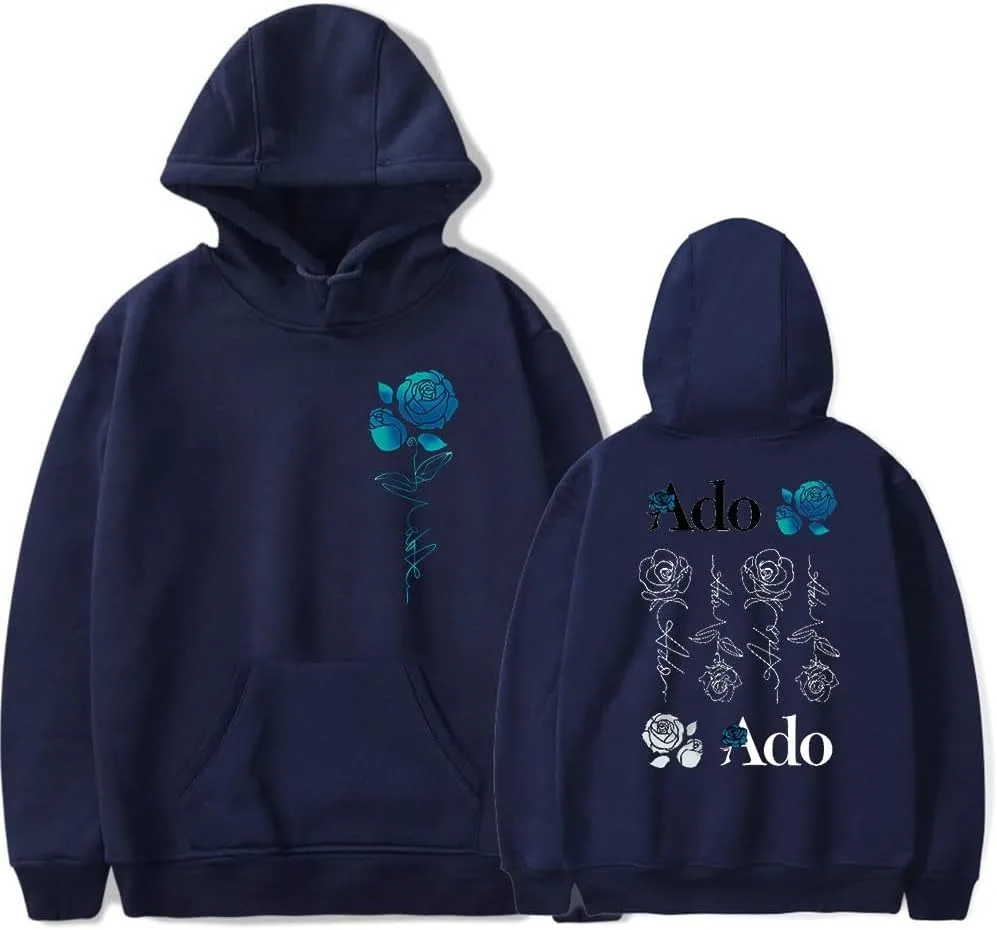Ado フーディー Ado Hoodie Sweatshirt Fashion Man Women Long Sleeve Hoodies
