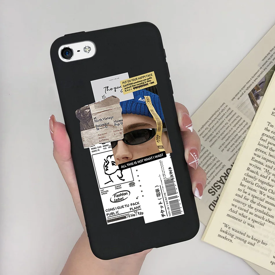 Stylish Shockproof Matte Silicone Phone Case with Fashionable TPU Bumper