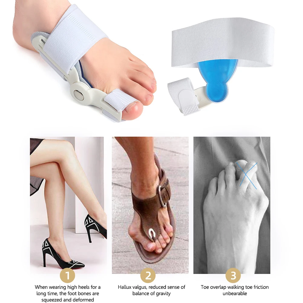 Adjustable Orthopedic Bunion Corrector for Big Toe Relief