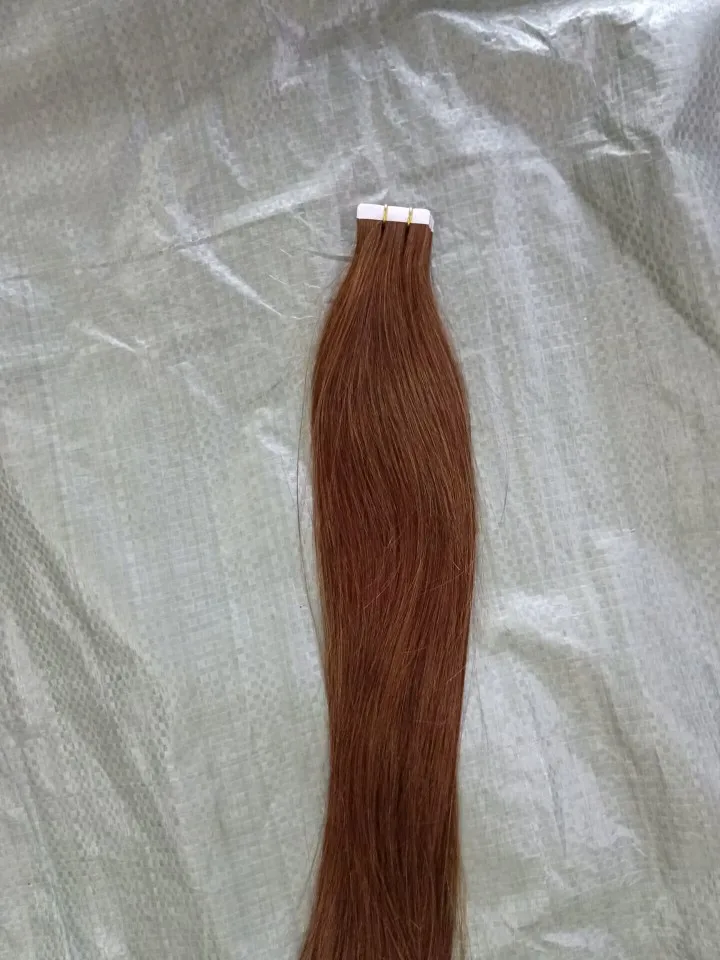 26″/66cm Tejp In Human Hair Extensions 20st European Remy Straight Adhensive Extension tejp på människohår photo review