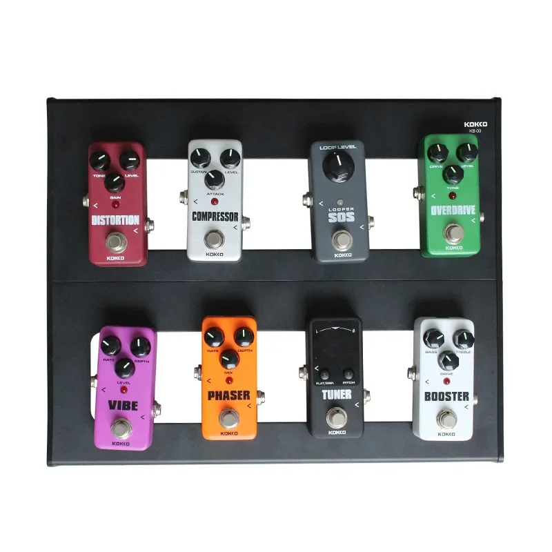 

KOKKO Guitar Effect Pedal Board KB-02 Aluminum Alloy Electric Guitar Effect Pedal Stand Mini Pedal Stand String Instrument Parts