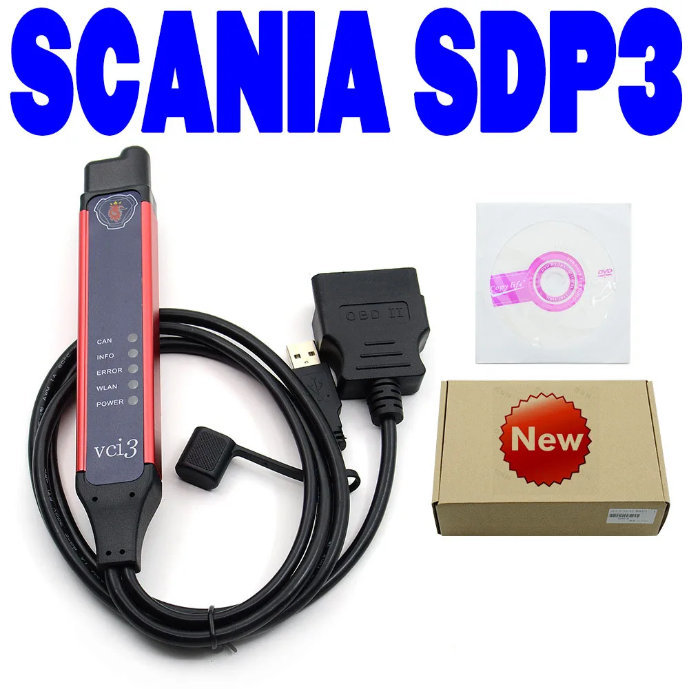 Caminhão sem fio pesado Autocom ferramentas de diagnóstico, Mais recente software v2.54 para Scania, WiFi OBDII Scanner para Scania, 2024