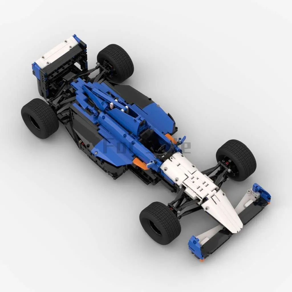 

Moc-101407 F1 Racing Series Building Block Toys MCL Blue Belt App Remote Control Splicing Model Professional Racing Kid Toy Gift