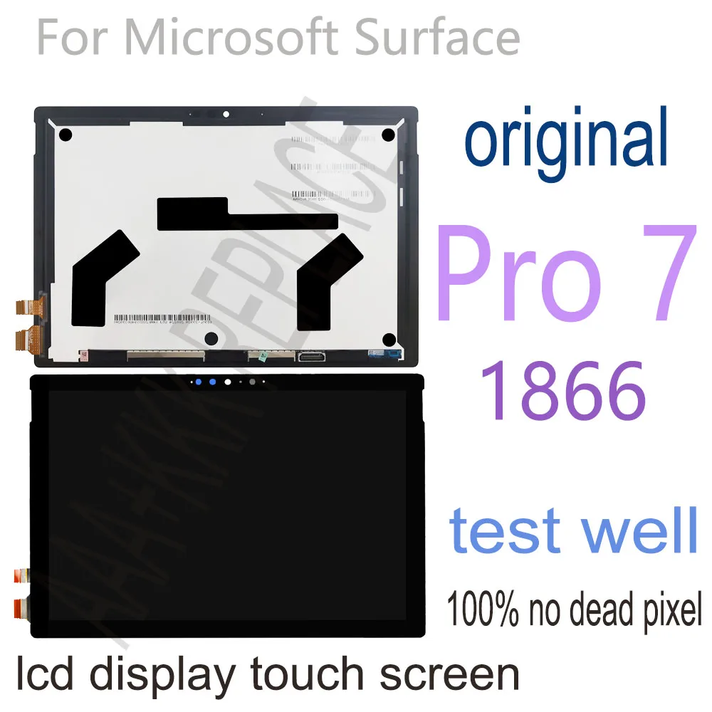 12.3 "Lcd Originale Per Microsoft Surface Pro 7 1866 Display Lcd Touch Screen Digitizer Assembly Per Surface Pro 7 Pro7 Lcd