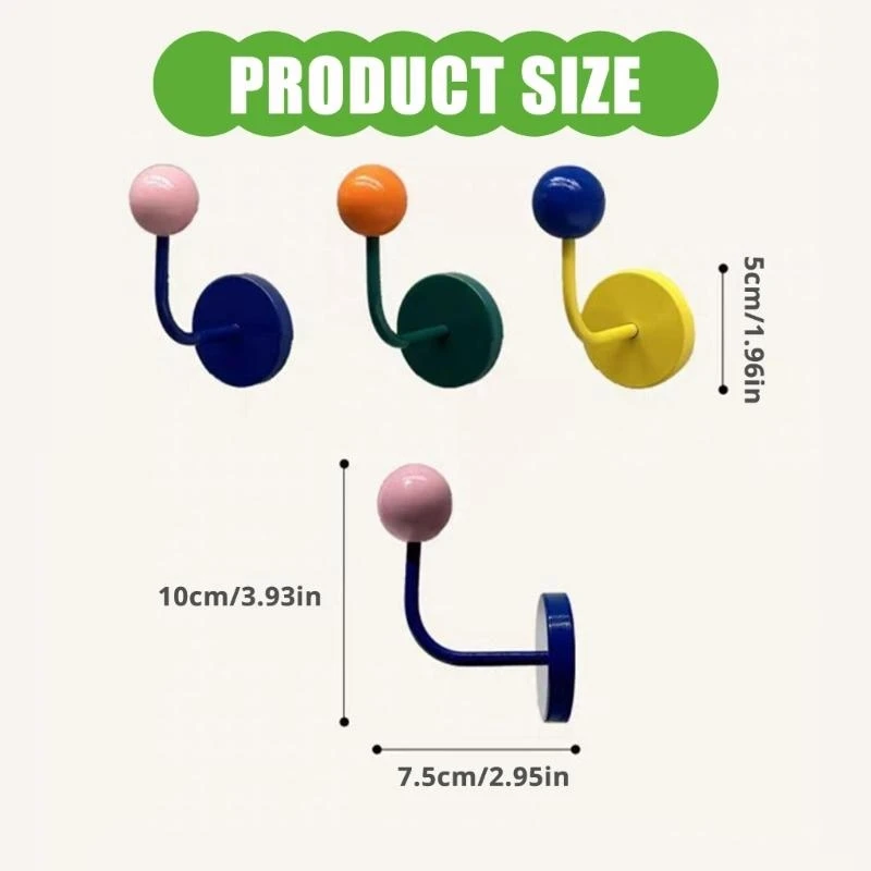 Q1FD Sturdy Over Door Hooks In Various Color For Stylish Home Organization