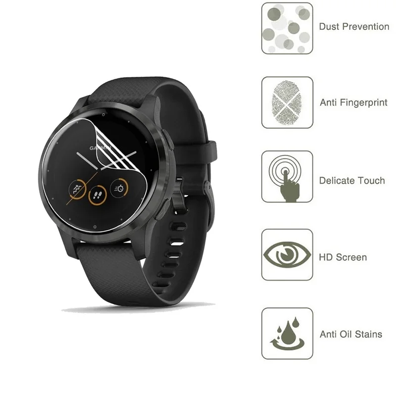 Smartwatch 스마트 시계 화면 보호기 필름 호일 시계 35mm 37mm 38mm 39mm 40mm 42mm 43mm 44mm 33mm 31mm 30mm-46mm 필름