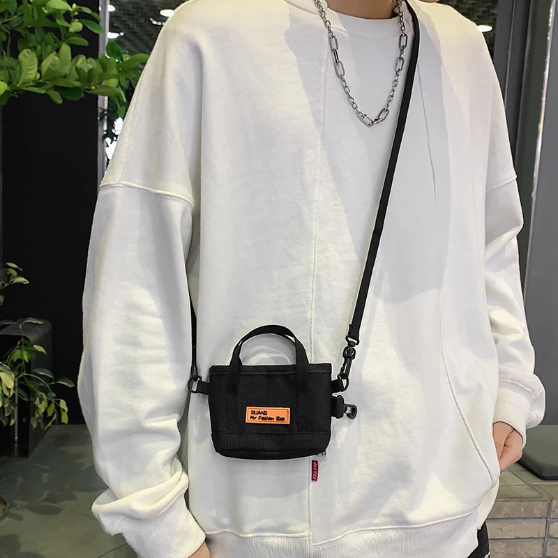 

Men's Fashion Brand Small Bag hip-hop Personality Bag Headphone Bag Coin Purse Ins Couple Bag Messenger Bag Shoulder Bag
