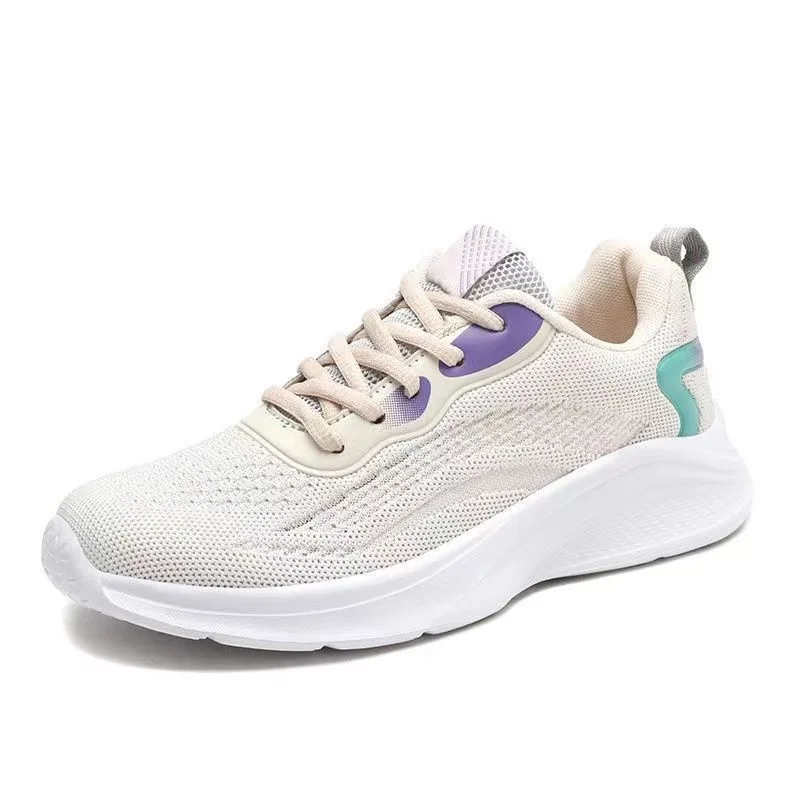 2022 Sneakers 2021 Brand Lightweight Breathable Sneakers Women Running Shoes Outdoor Mesh Sports Shoes Walking Flat Shoes