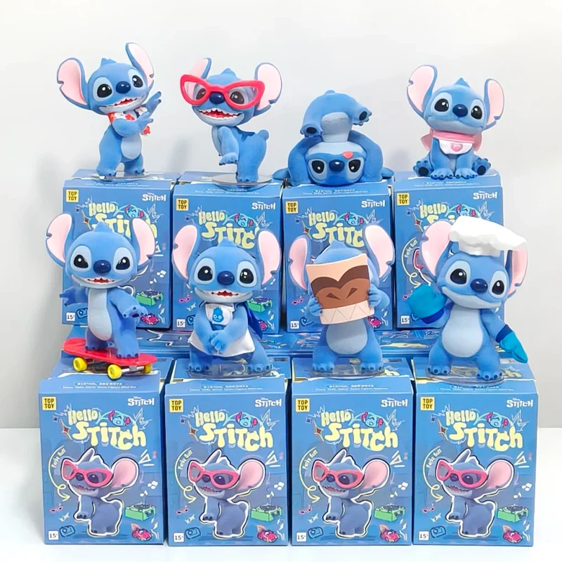 New Toptoy Cute Hello Stitch Series Blind Box Anime Stitch