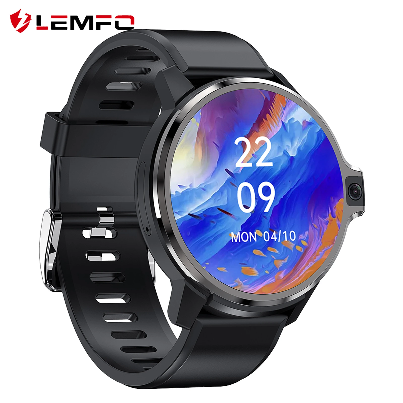 LEMFO LEMP Smart Watch Men 4G LTE GPS Wifi Android System 1050Mah Big