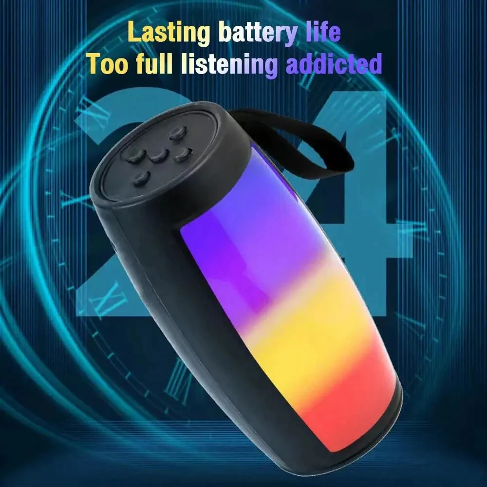 Portable  Wireless Sound Box Bluetooth Speakers Powerful  Subwoofer Car Audio Bass MP3 Player Sound System LED Lights - 4