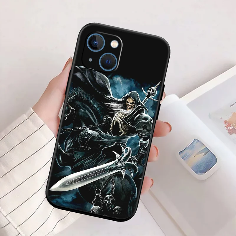 Skeleton Skull Design Phone Case