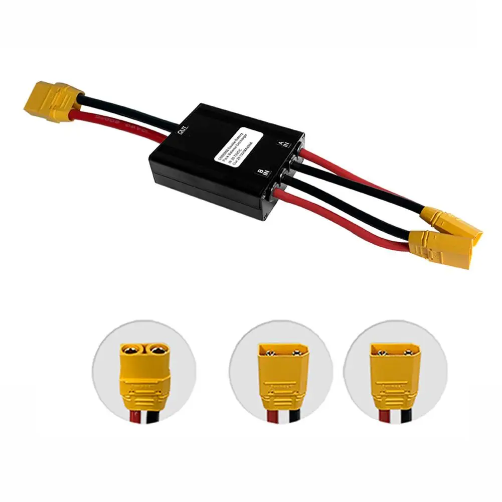 

High Performance Ebike Dual Battery Connection Adapter Switcher Module 20V 72V 60A XT90 Ensures Consistent Voltage Utilization