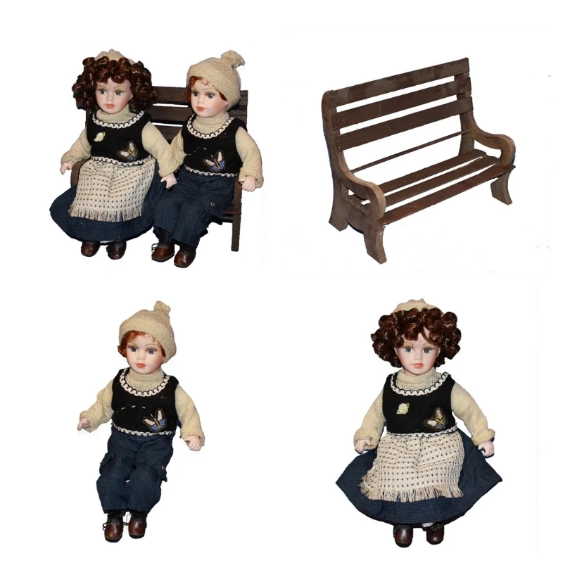 

Красивая викторианская фарфоровая кукла в платье, домашняя декоративная кукла, детский подарок