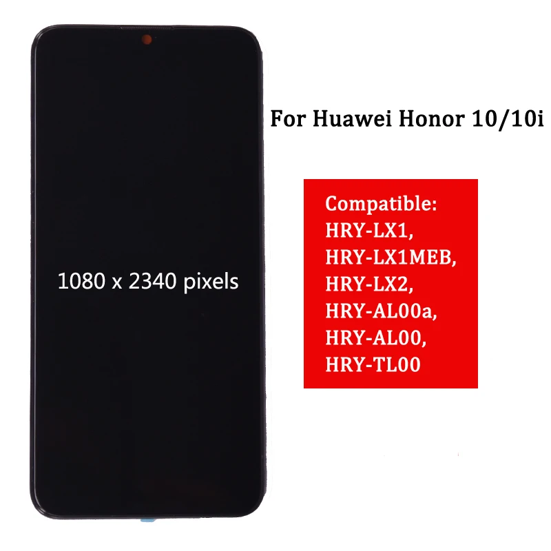 Écran LCD + Vitre Tactile Pour Huawei Honor 10X Lite - Remplacement Complet - Inclus Colle Et Outils - Neuf