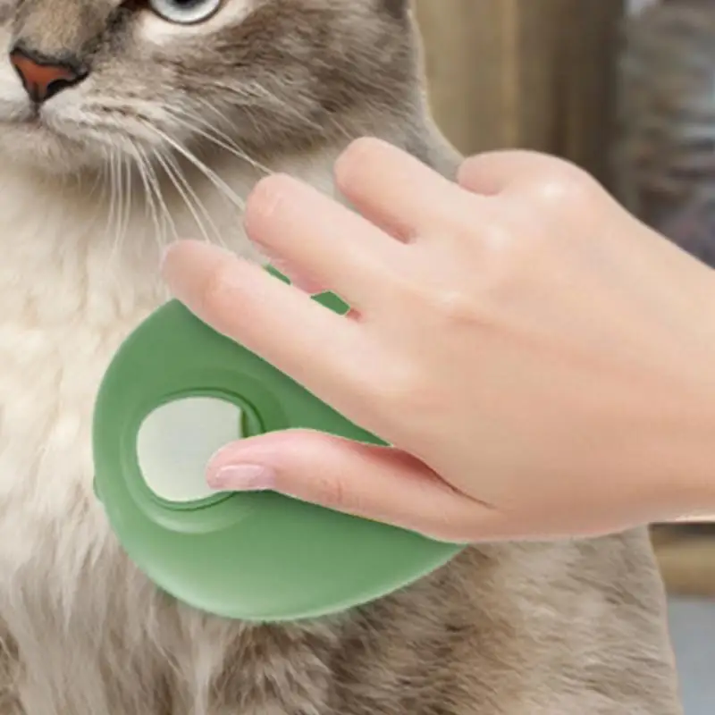 Steamy Dog Comb Electric Spray Cat Hair Brush 4 In1 Dog Steamer Comb For Massage Pet Grooming Removing Tangled And Loose Hair