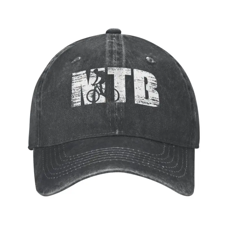 

Punk Unisex Cotton Distressed Look MTB Baseball Cap Adult Gift ForMountain Bikers Racing Bike Cyclist Adjustable Dad Hat Outdoor