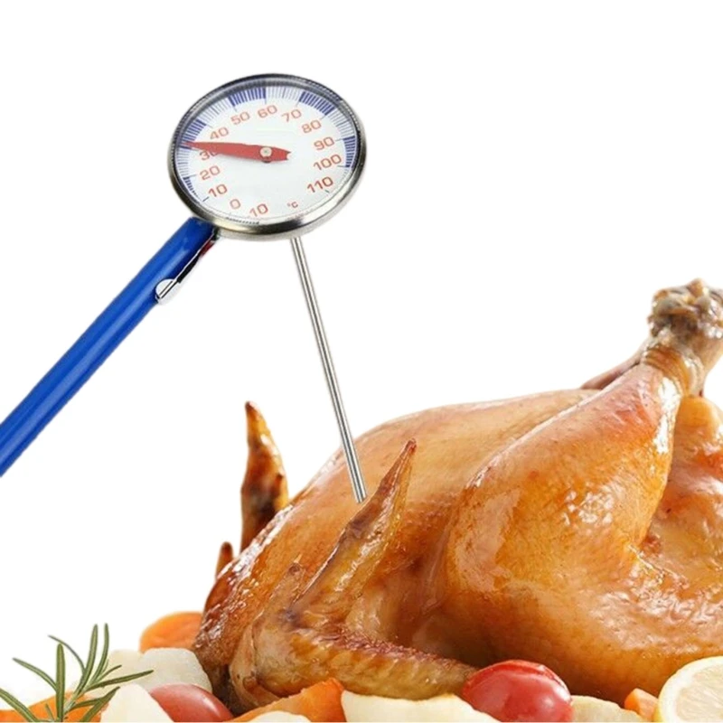 

Portable Waterproof Thermometer Quick Temperature Reading for Milk Wine Baking Soup Baby Bathwater High Temperature