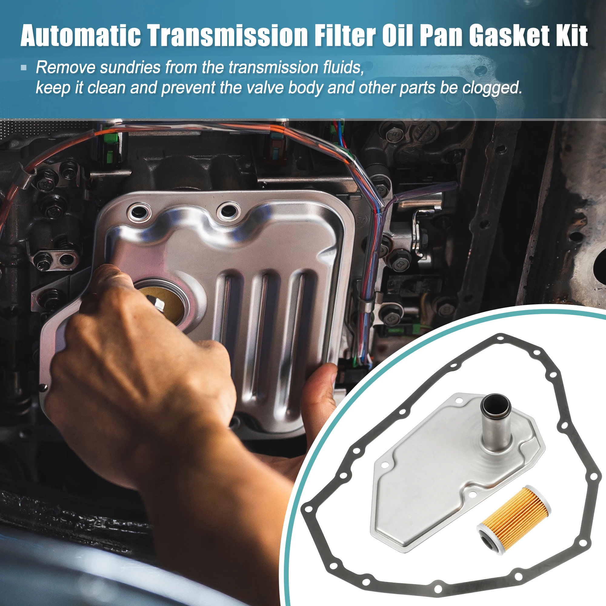 1 Set Car Transmission Filter Oil Pan No.3172850X0A for NISSAN SENTRA VERSA 2012 2013 2014 2015