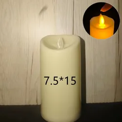 Elegant Swing LED Flameless Candle Lamp for Weddings and Parties, Battery Powered (7.5cm-15cm)