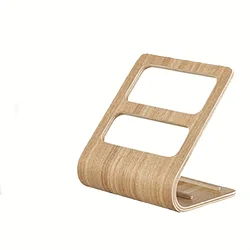 Elegant Wooden Remote Caddy with Dual - Slot Media Organizer (Wood Color)