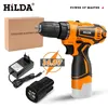 HILDA 12V 16.8V 21V Cordless Drill Electric Screwdriver Mini Wireless Power Driver DC Lithium-Ion Battery Power Tools 4