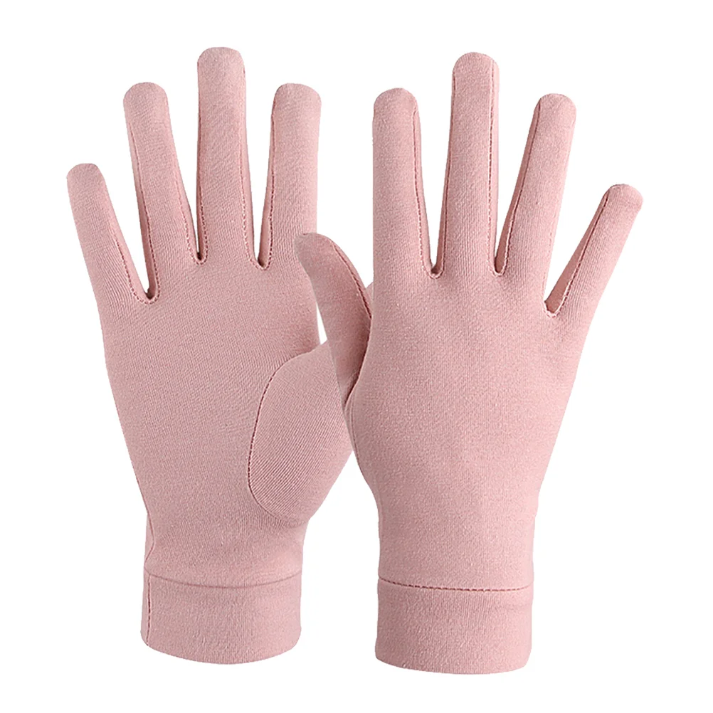 

Pair Full Fingers Workout Gloves Weight Lifting Gym Women Exercise Fitness Training Pink